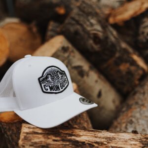 White Trucker Snapback