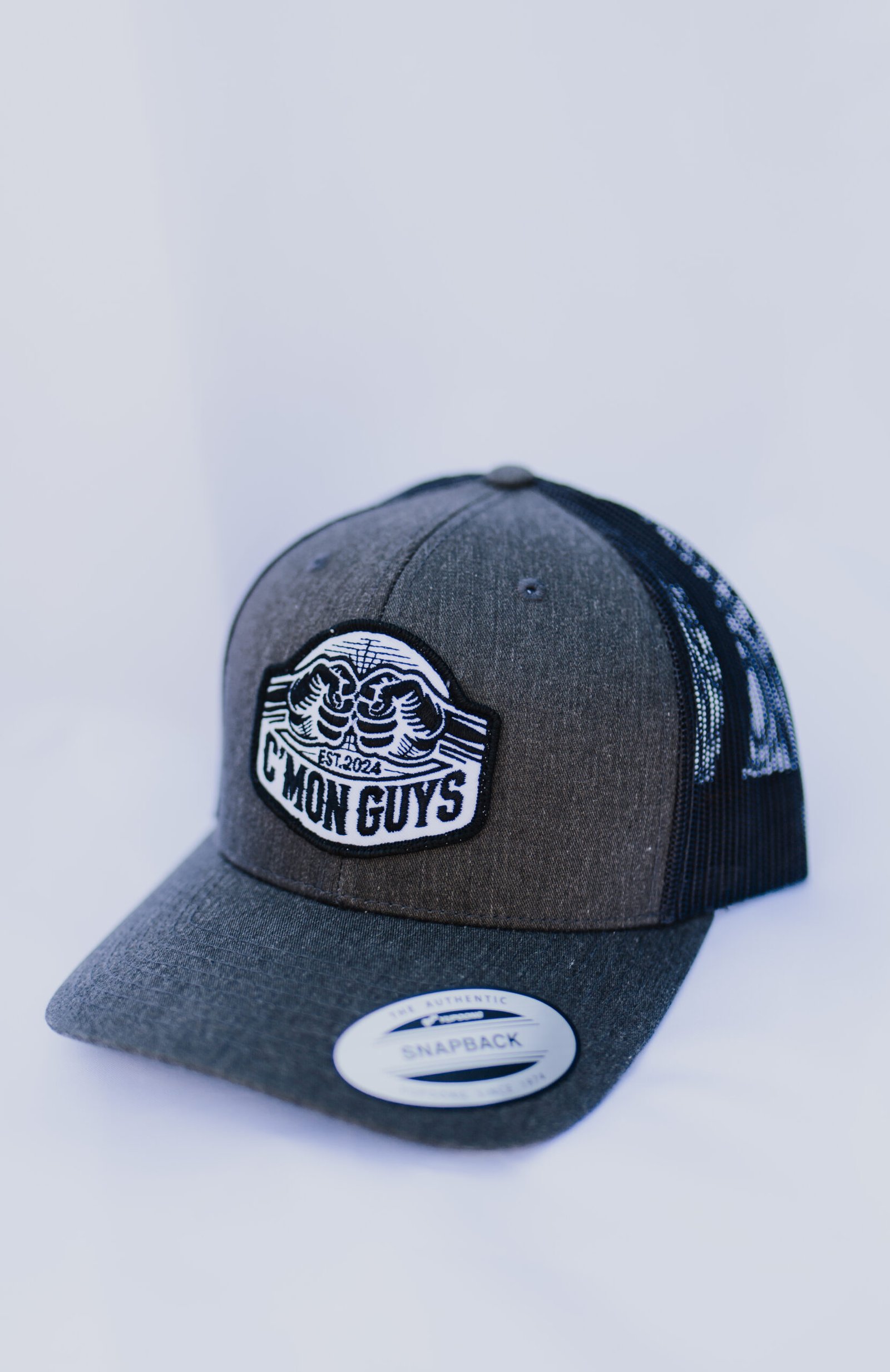 Dark Heather Trucker Snapback - Image 2