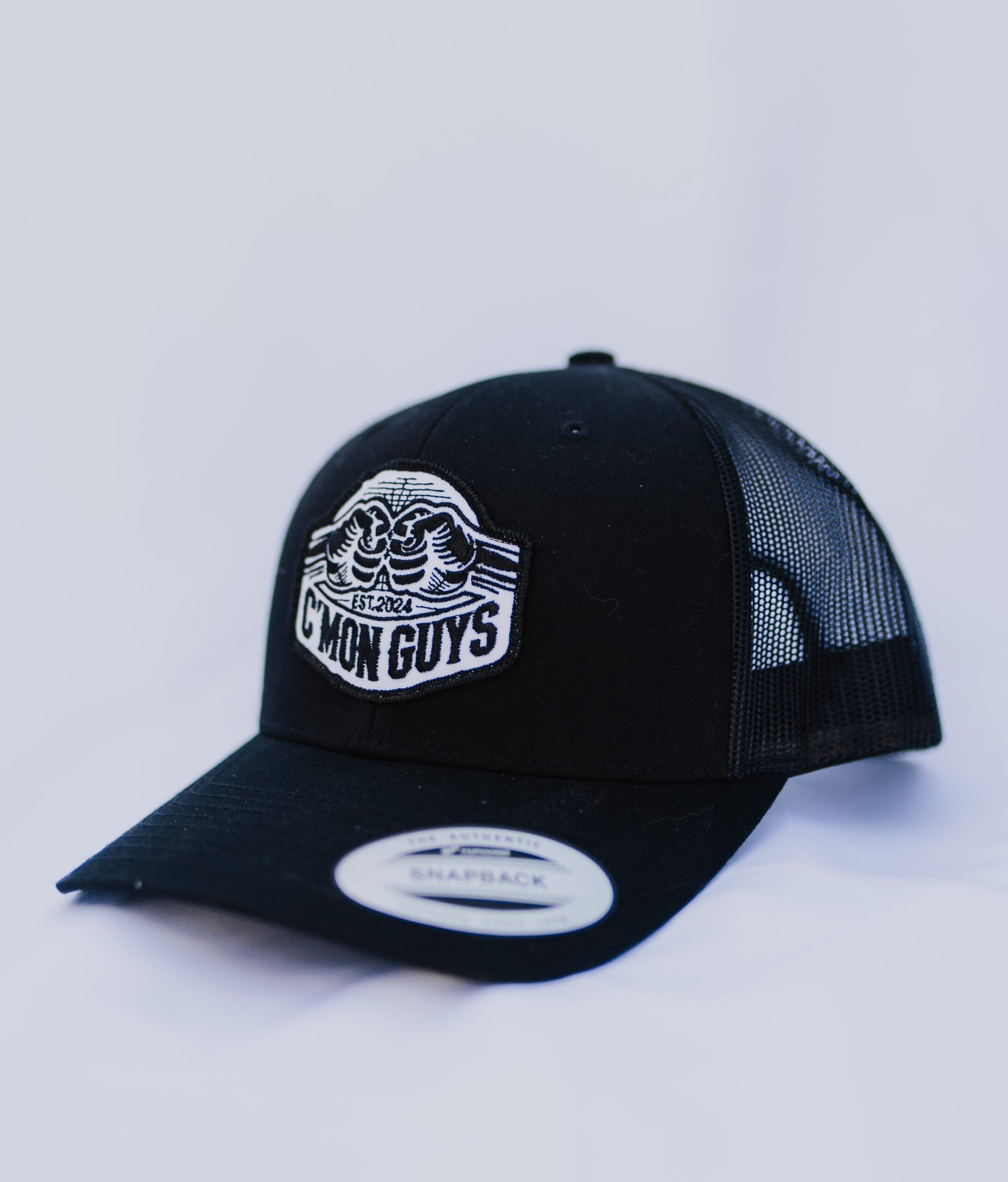 Black Trucker Snapback - Image 2