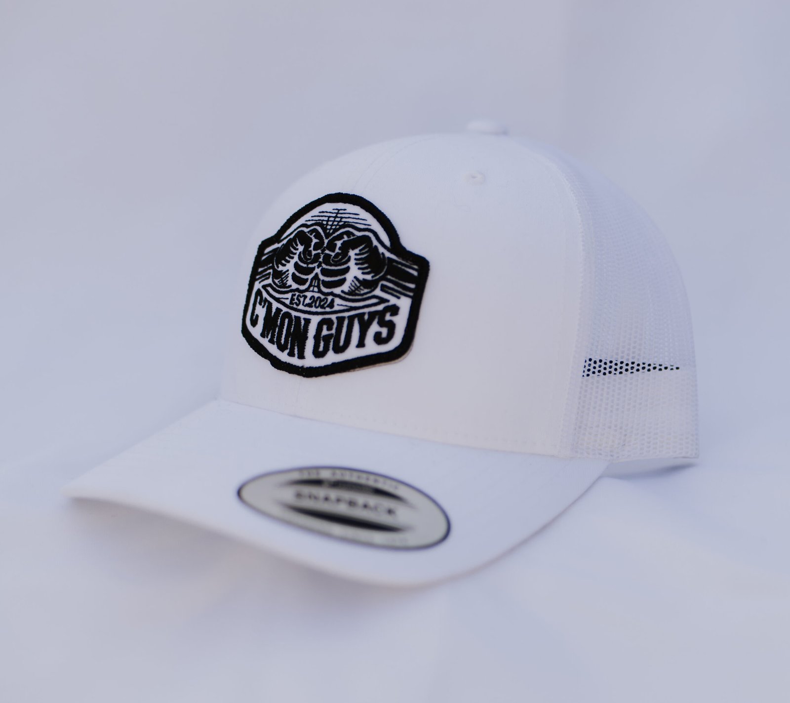 White Trucker Snapback - Image 2