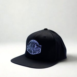Black Flat Brim Hat