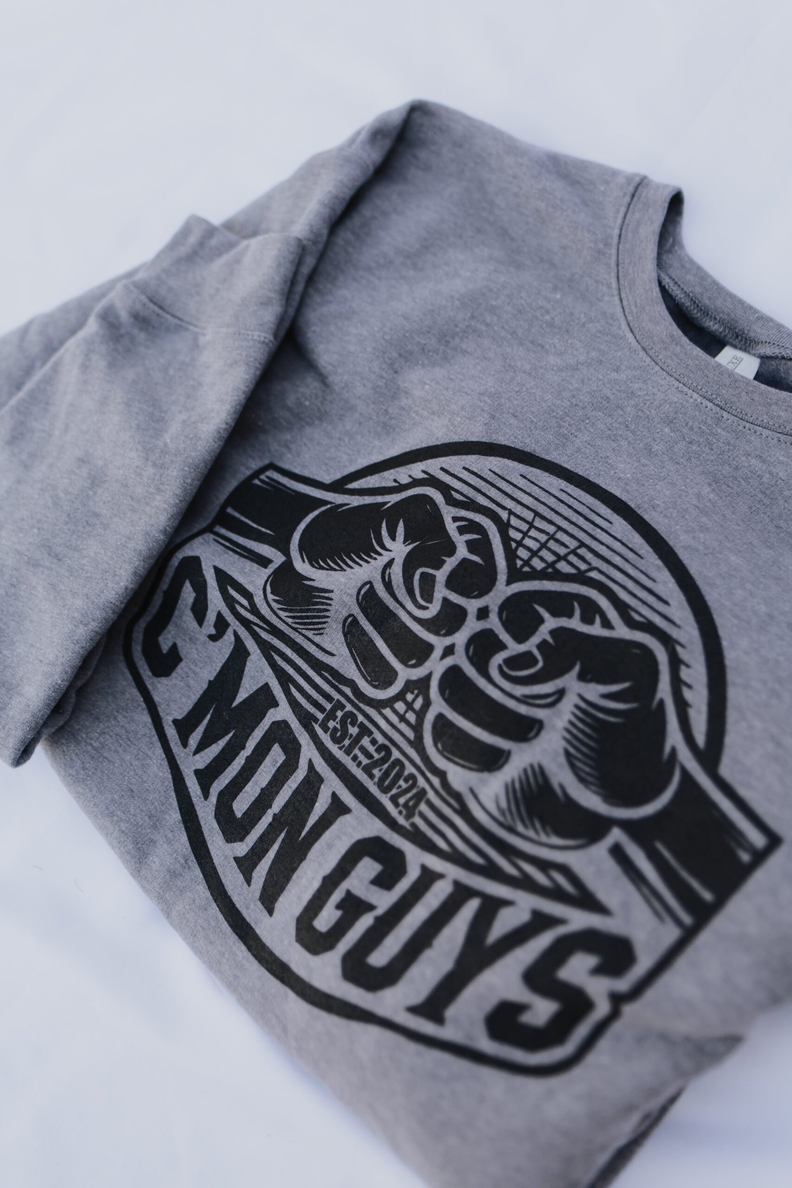 Heather Grey Crewneck Sweater - Image 2