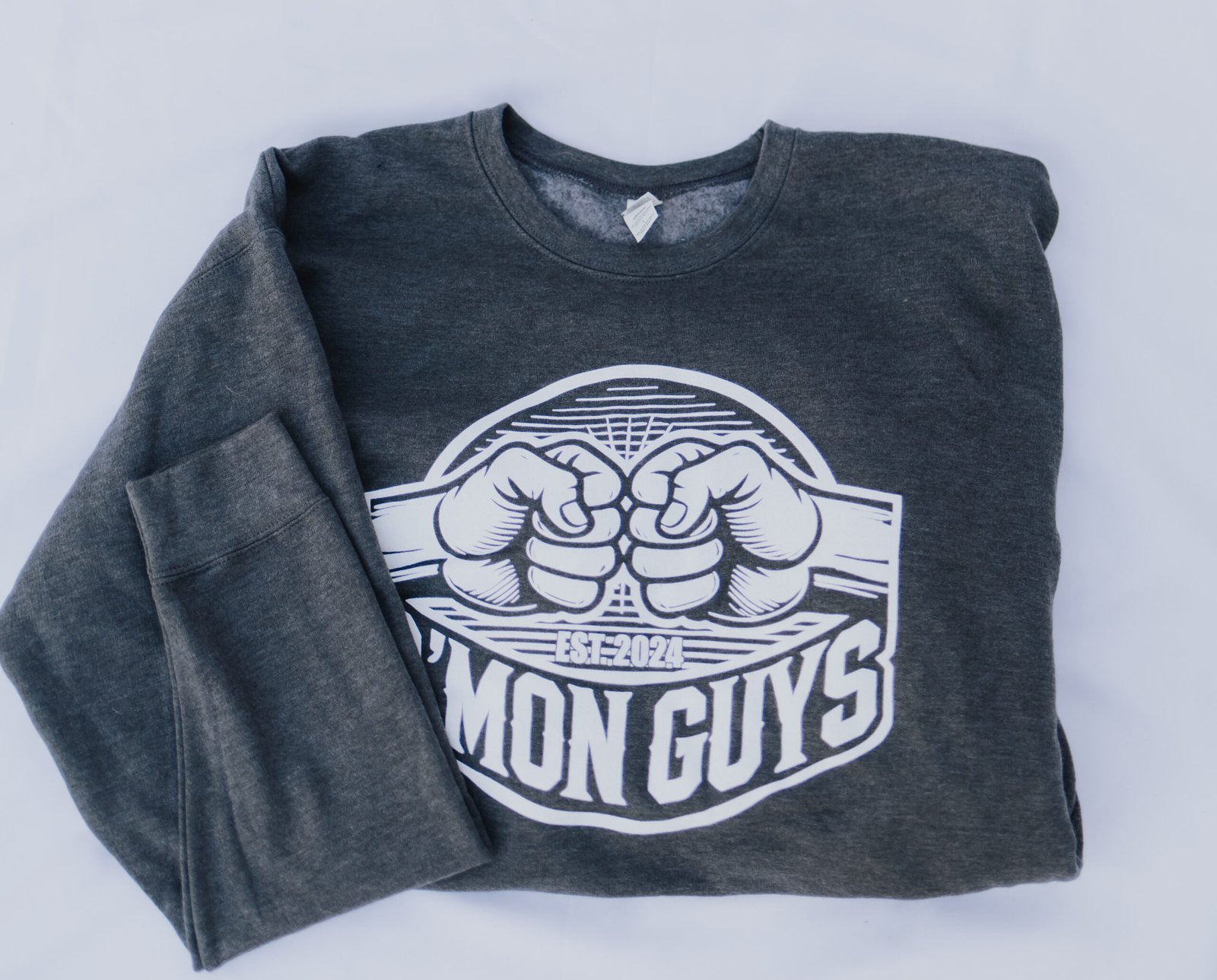 Heather Charcoal Crewneck Sweater - Image 2