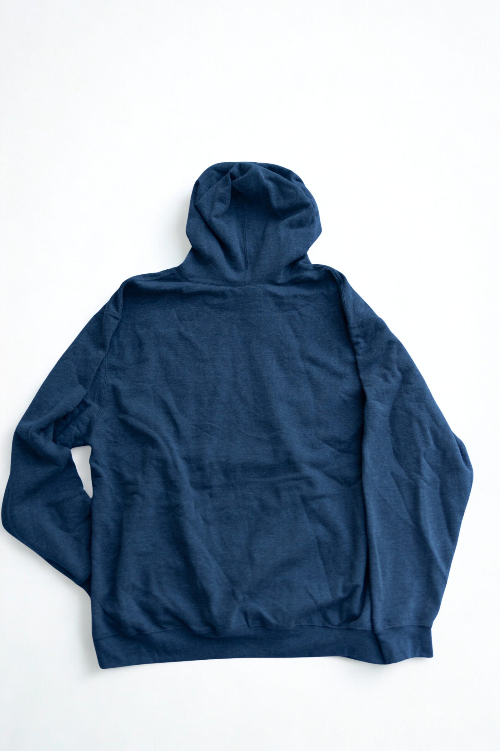 Heather Navy Hoodie - Image 2